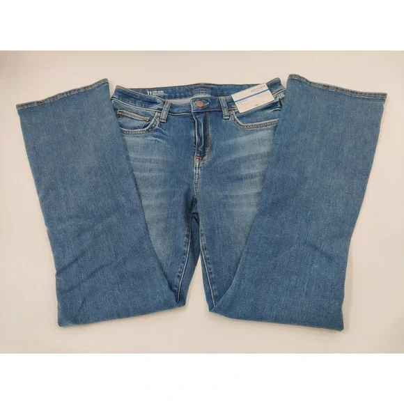 ARIZONA JEAN CO Jeans Women's Juniors Size 11 Short Blue Mid-Rise‎ Bootcut NWT - Picture 3 of 11